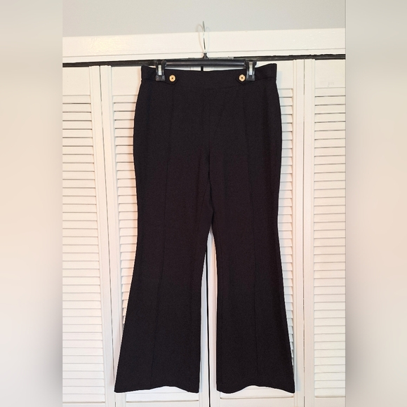 MICHAEL Michael Kors Pants - Michael Kors Black Pull On Dress Pants Trousers Sz LG *M6